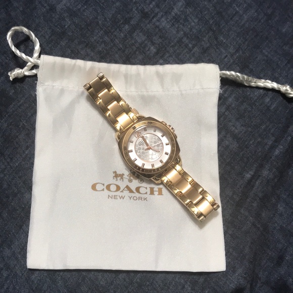 Coach Accessories - Rose Gold Coach watch.